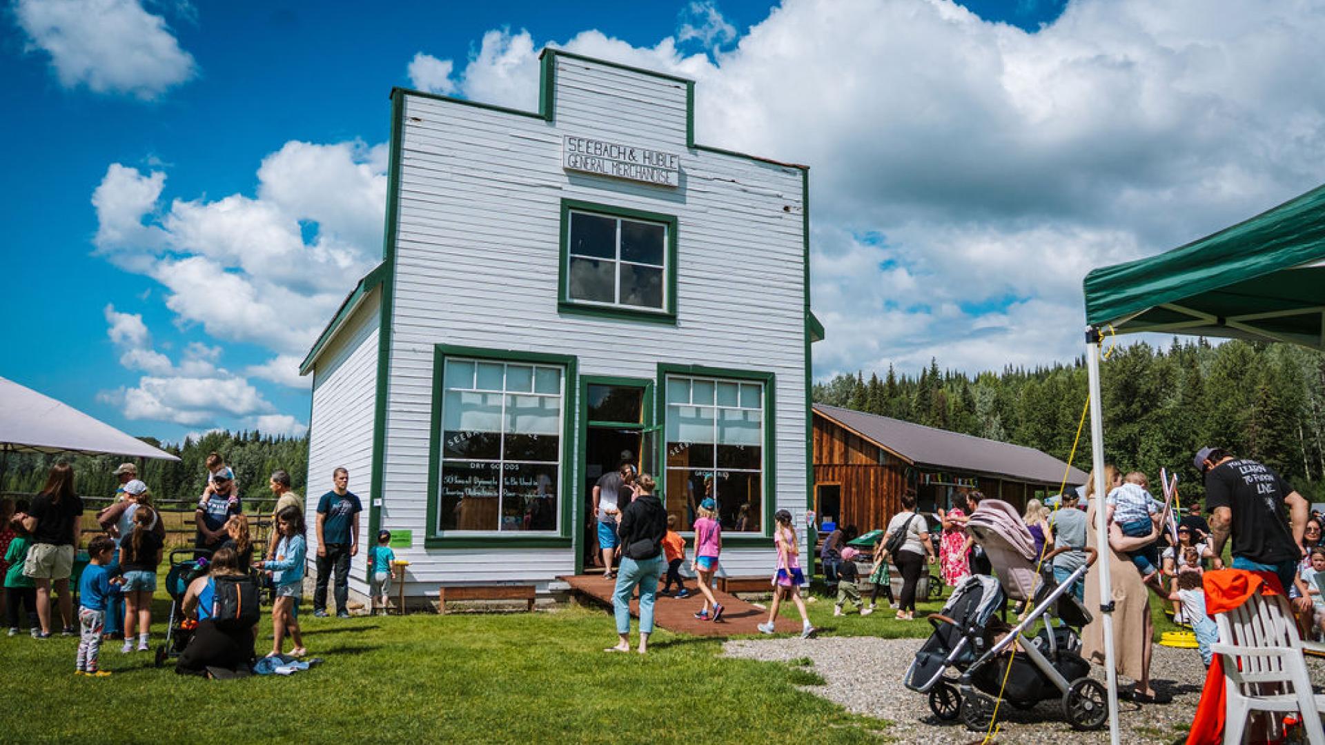 Huble Homestead's general store