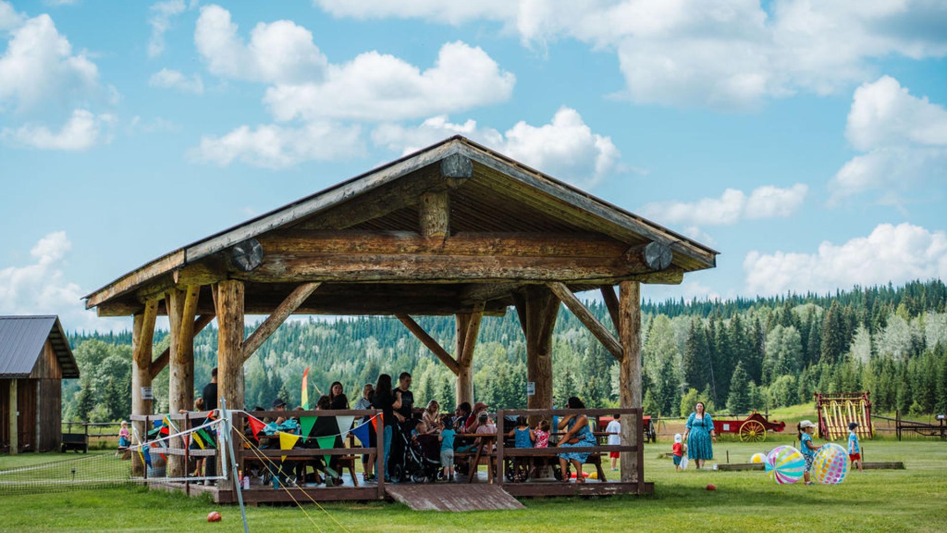 Huble Homestead picnic shelter
