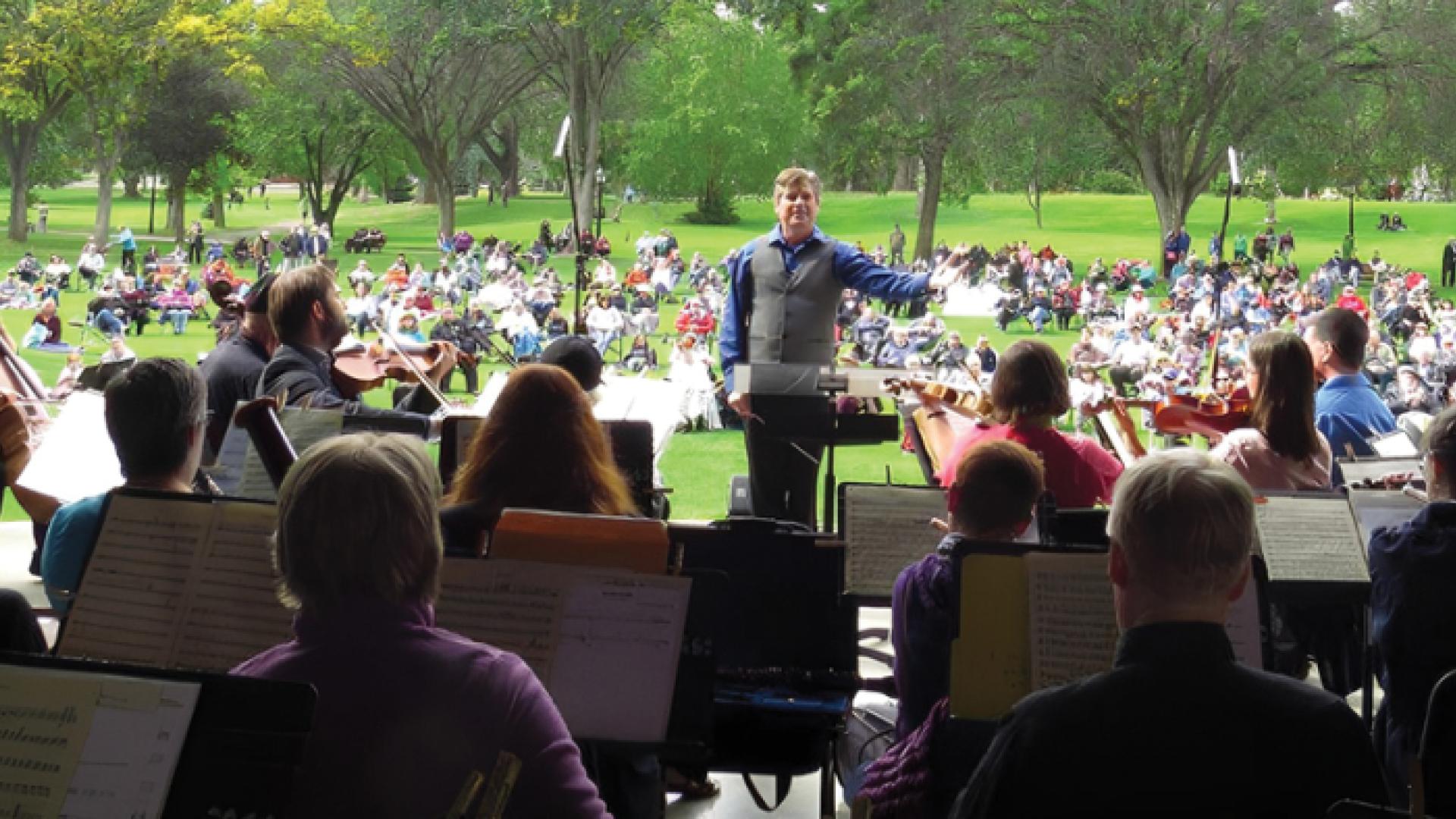 The Prince George Symphony Orchestra at Pops in the Park