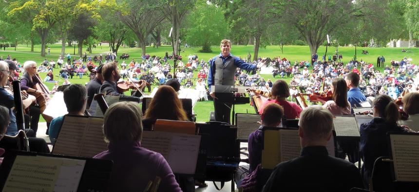 The Prince George Symphony Orchestra at Pops in the Park