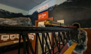 The model train at the Valemount and Area Museum