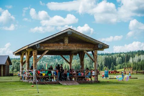 Huble Homestead picnic shelter