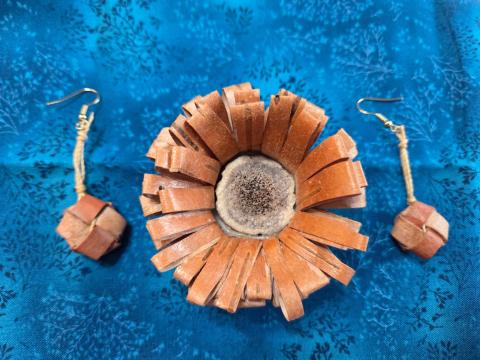 Birch Bark jewelry at Two Rivers Gallery